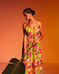 Dress Forum - Lace Trim Maxi Dress