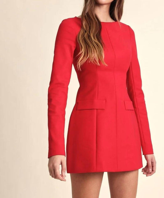 Sky To Moon - Boat Neck Mini Dress