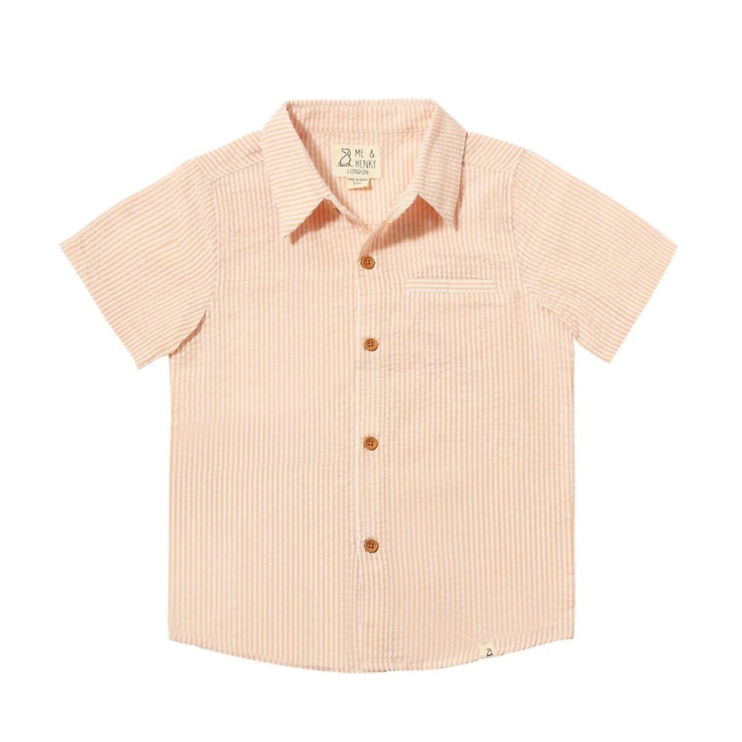 Me & Henry - Boy's Newport Seersucker Stripe Shirt