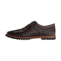 COLE HAAN Men's Raymond Grand Cap Toe Oxford Shoes in dark coffee - men's shoe - detail view