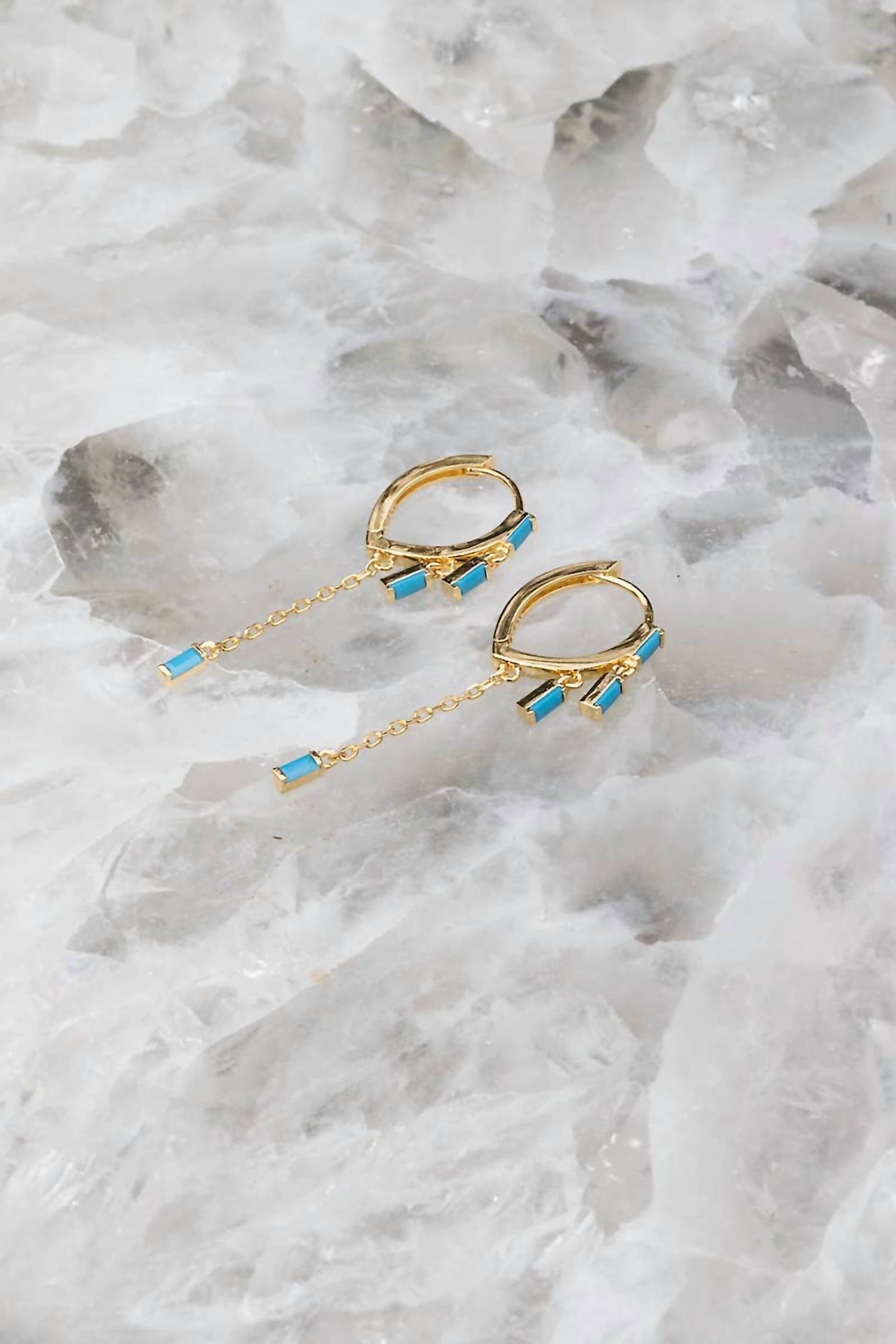 Native Gem - Women's Sparkler Huggies Earring