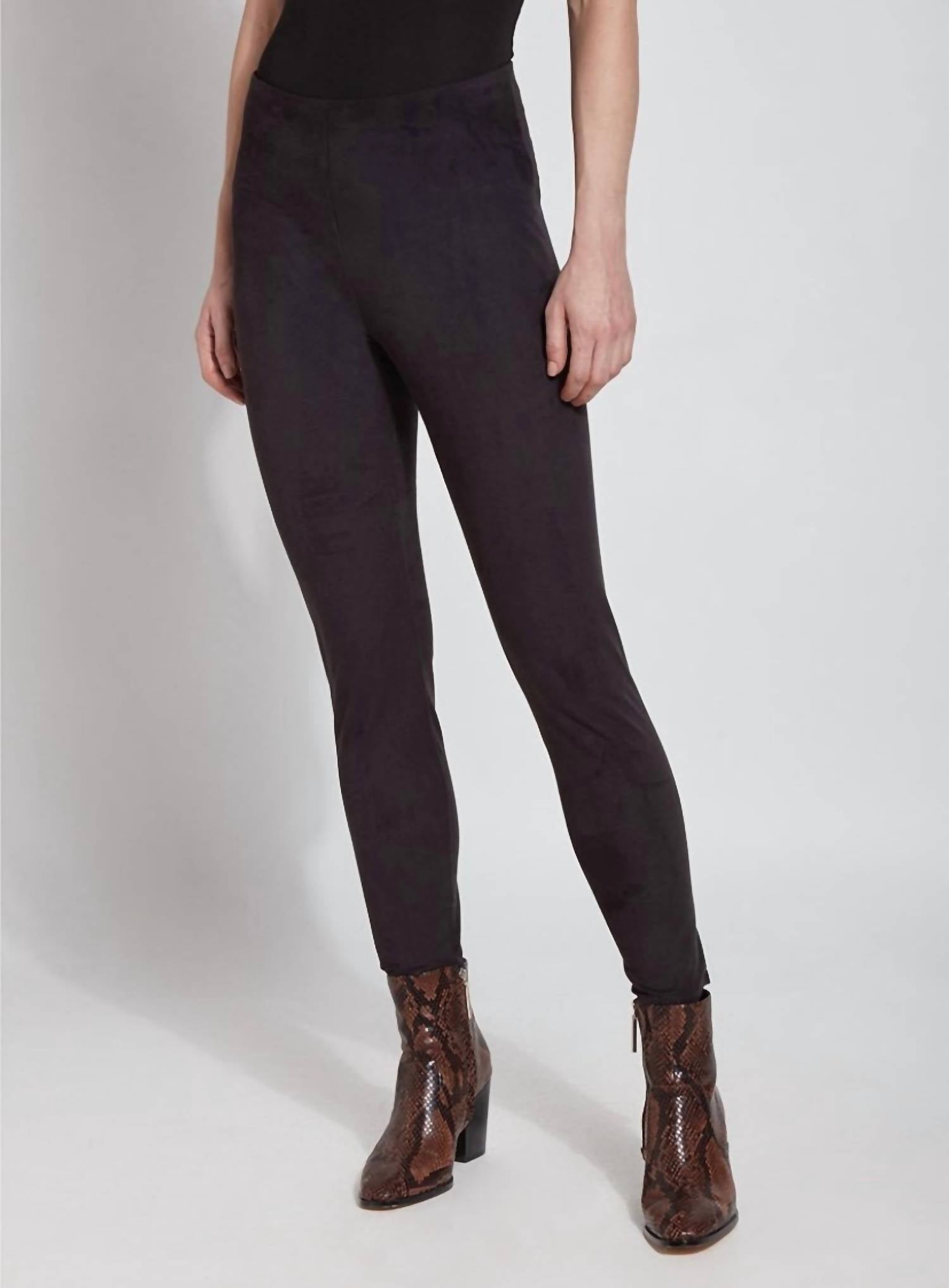 Lysse - High Waist Suede Leggings