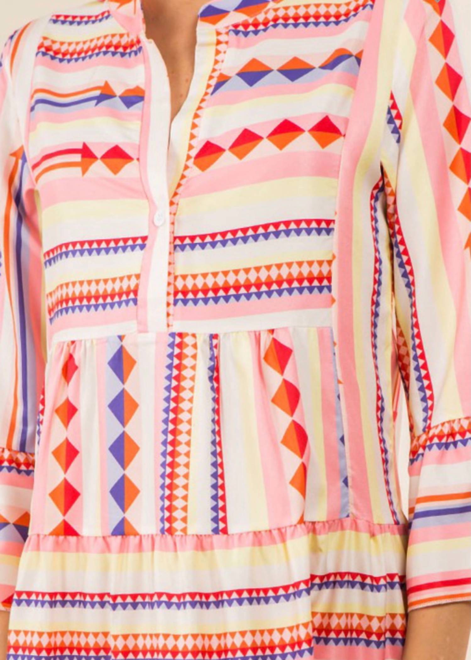 Sundayup - Charged Up Geo Dress