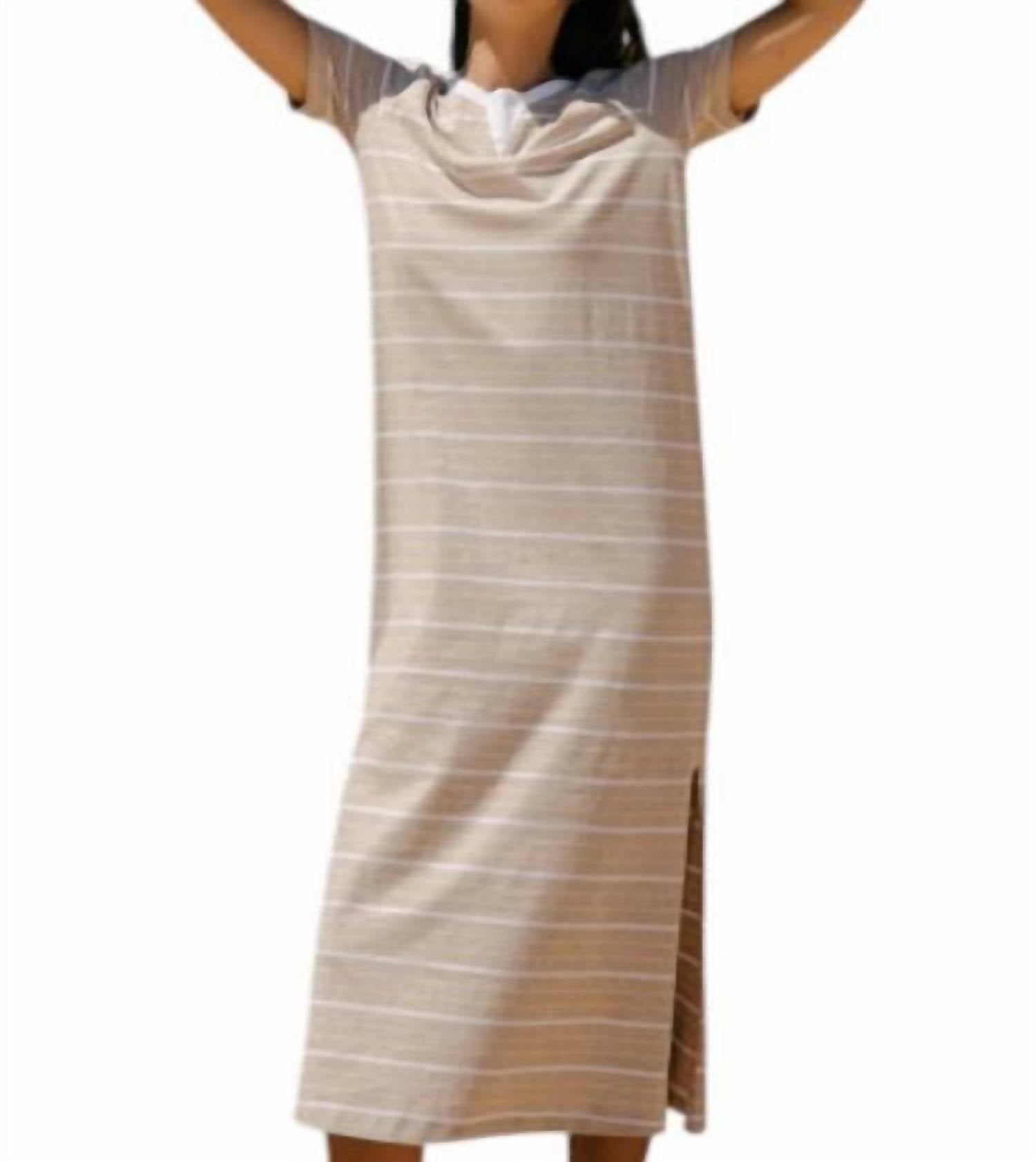 Mus & Bombon - Libia Long Stripe Maxi Dress