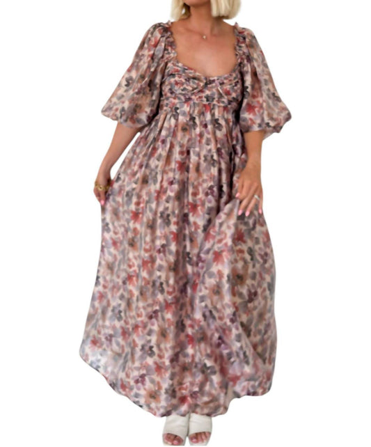 Sofie The Label - Falling For Florals Smocked Midi Dress