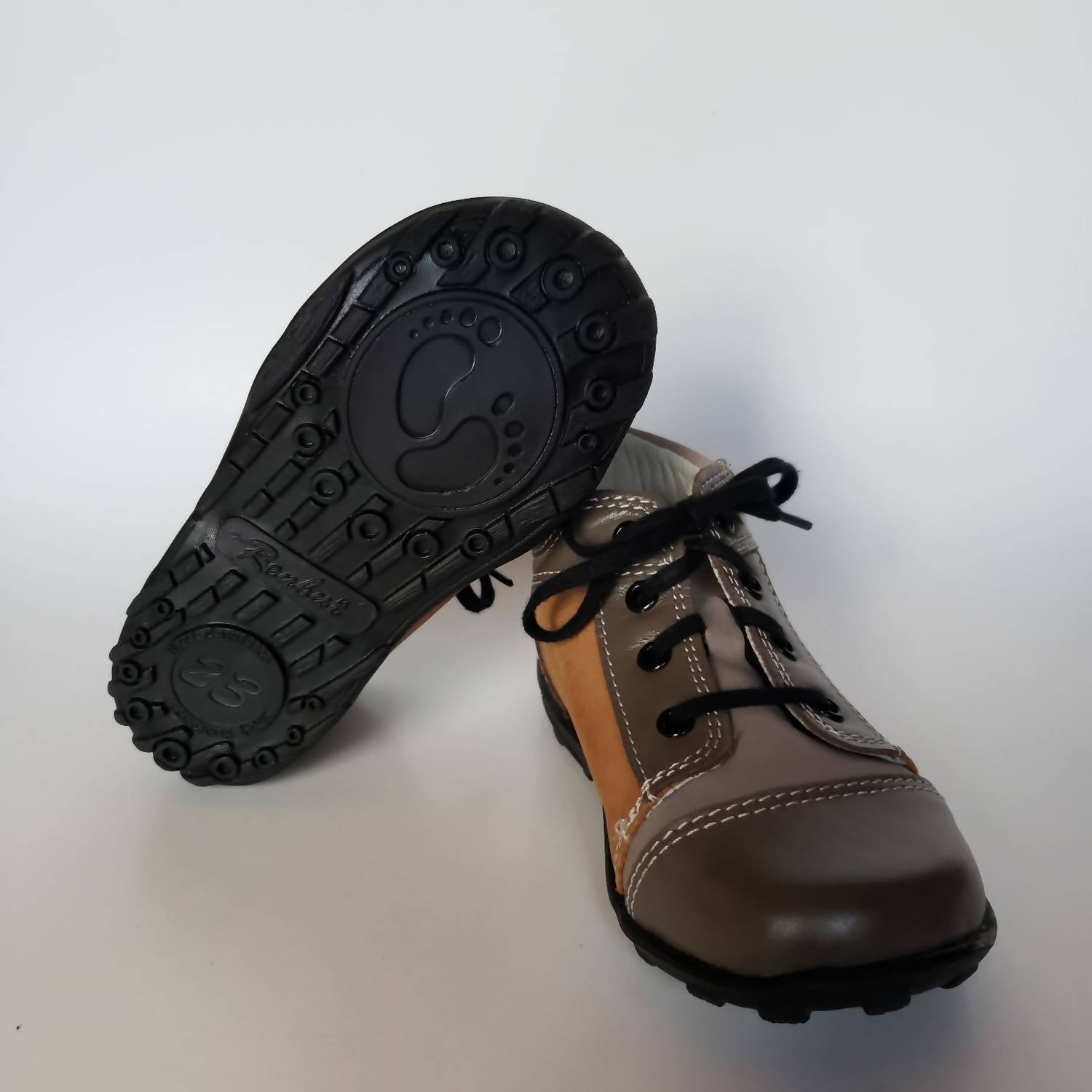 Renbut Shoes - Boy's Leather Lace-up Oxford Shoe