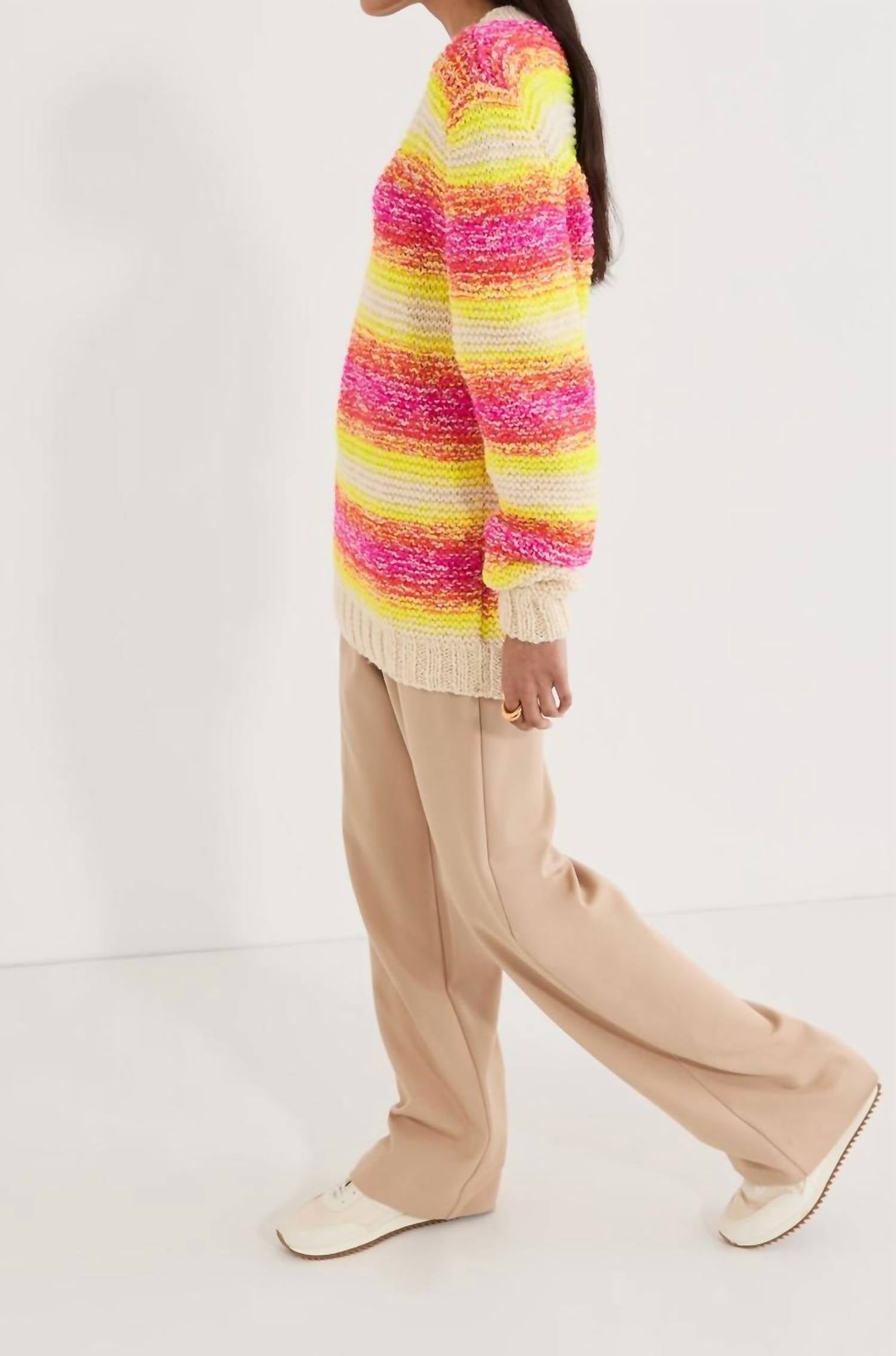 Agr - Stripped Wool Sweater