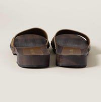 Miu Miu - Calzature Donna Faded Suede Clogs