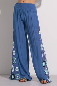Elan - Palma Crochet Detail Pant