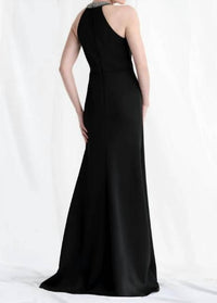 MGNY Evening Dress in black - women's dress - detail view