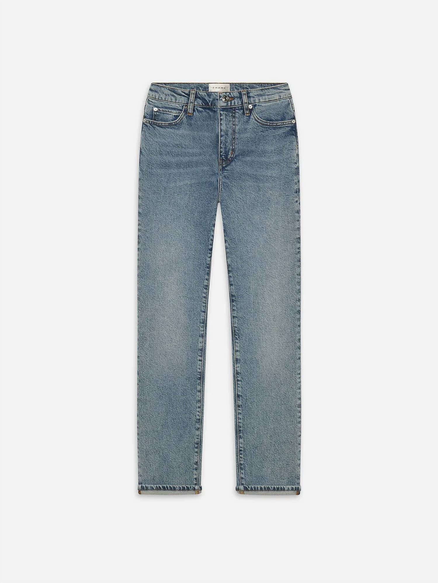 Frame - The Borrowed Mid-rise Ankle Jeans