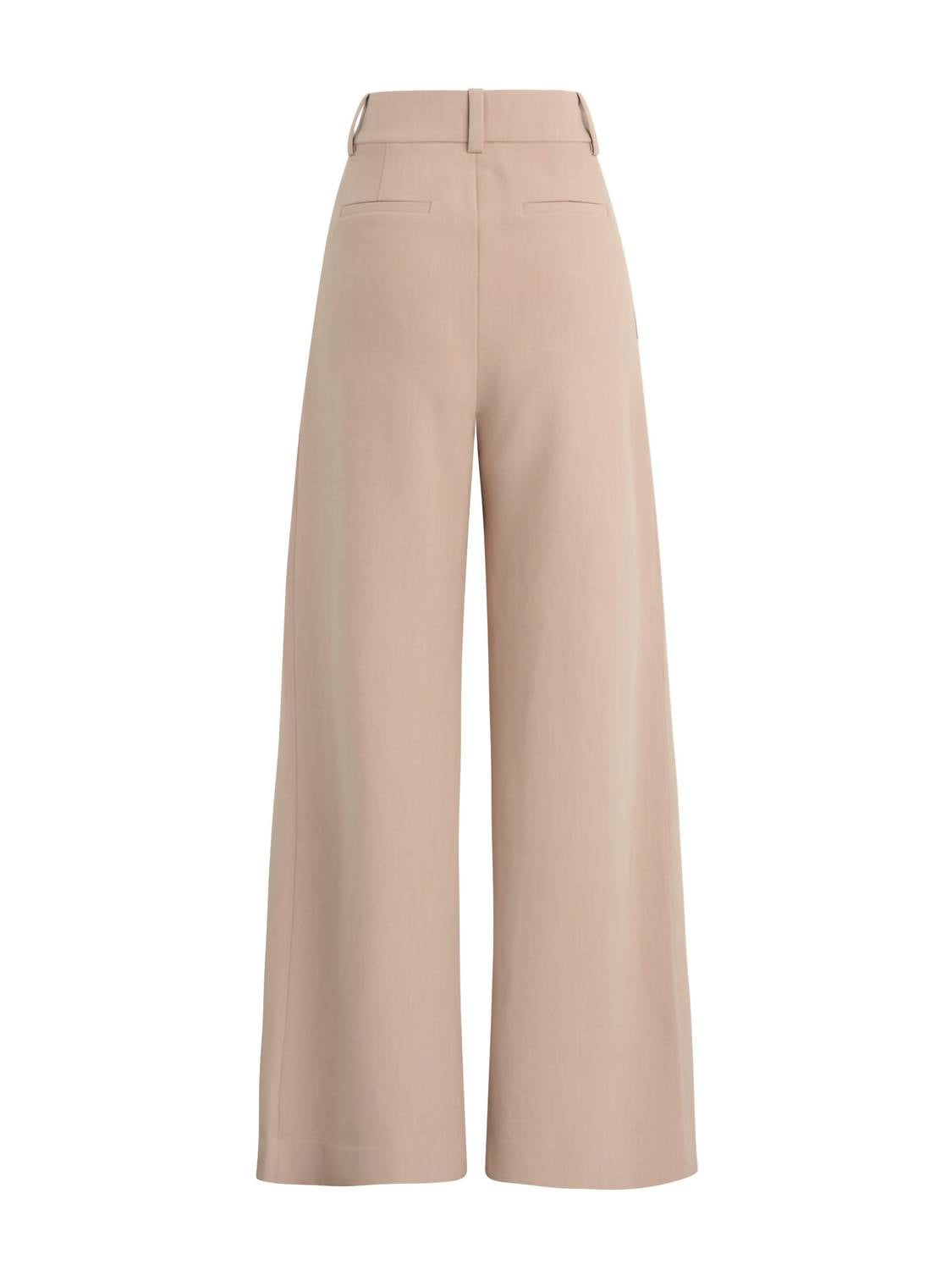 Favorite Daughter Pleats For Days Pant in mocha - women's pants - detail view