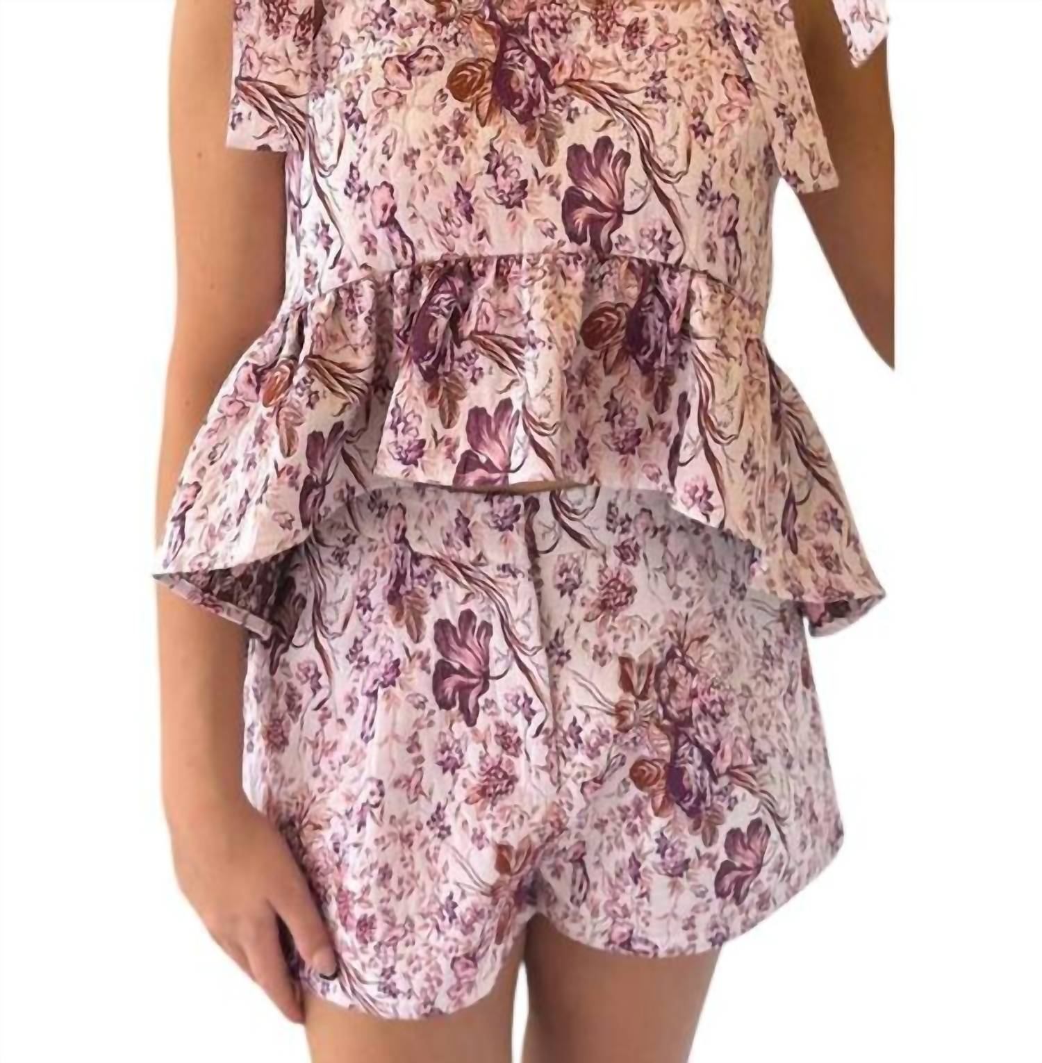 Aureum - Blooms Tie Shoulder Set