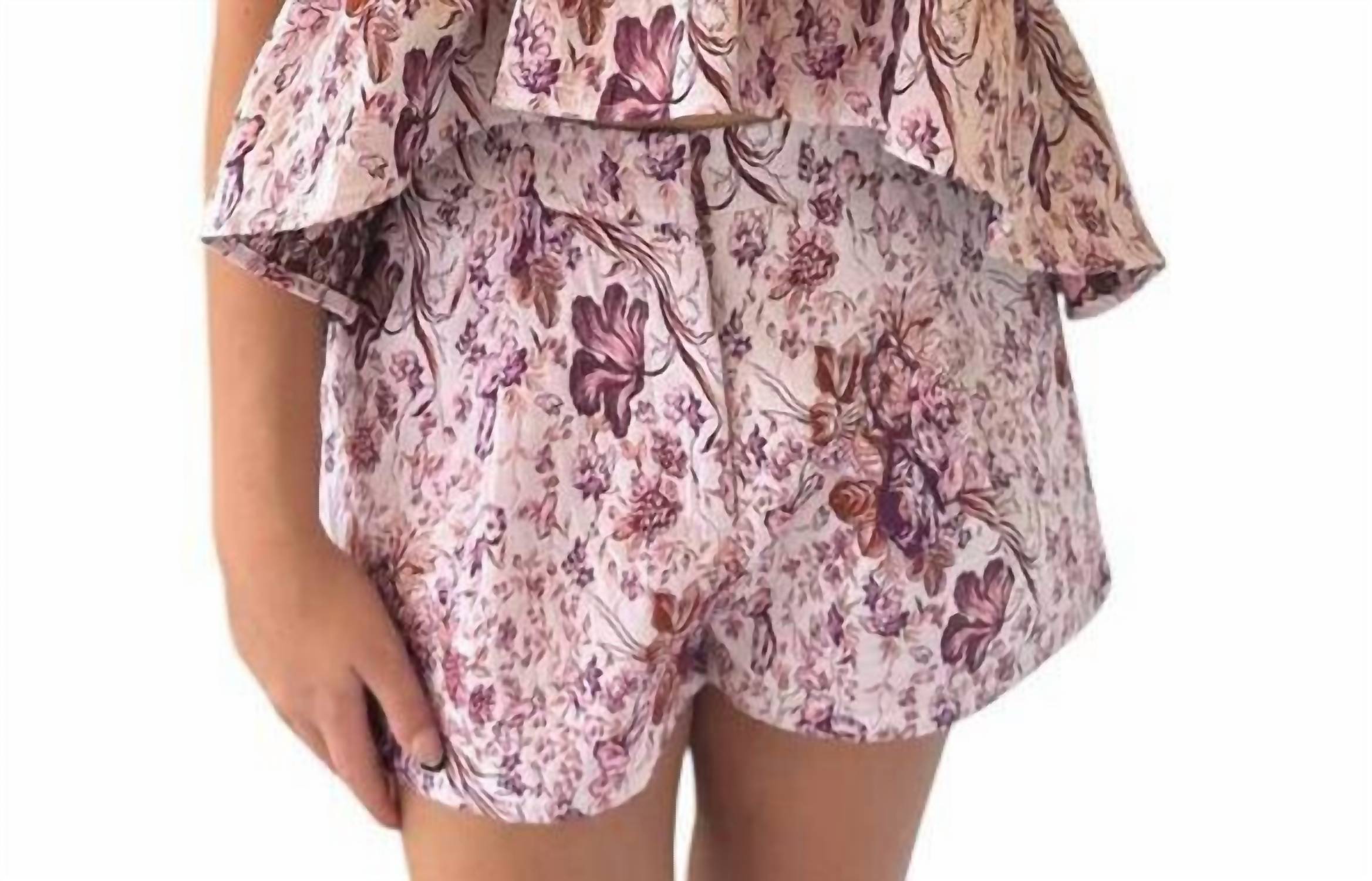 Aureum - Blooms Tie Shoulder Set