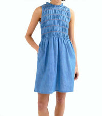 Compania Fantastica - Chambray Short Dress