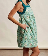 Listicle - Floral Ruffle Strap Mini Dress