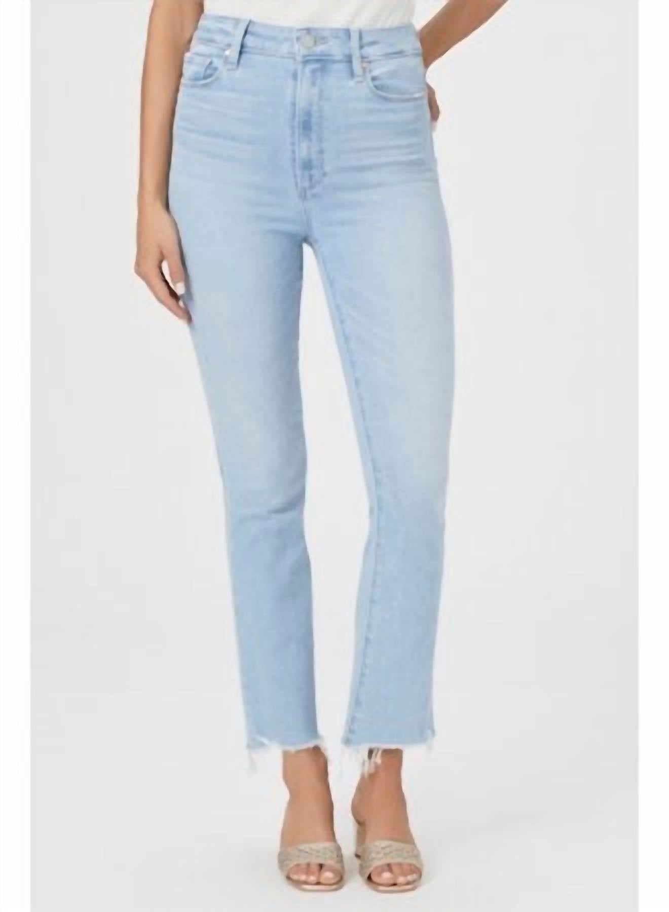 Paige Claudine High Rise Ankle Flare Jeans in martini - women's jeans