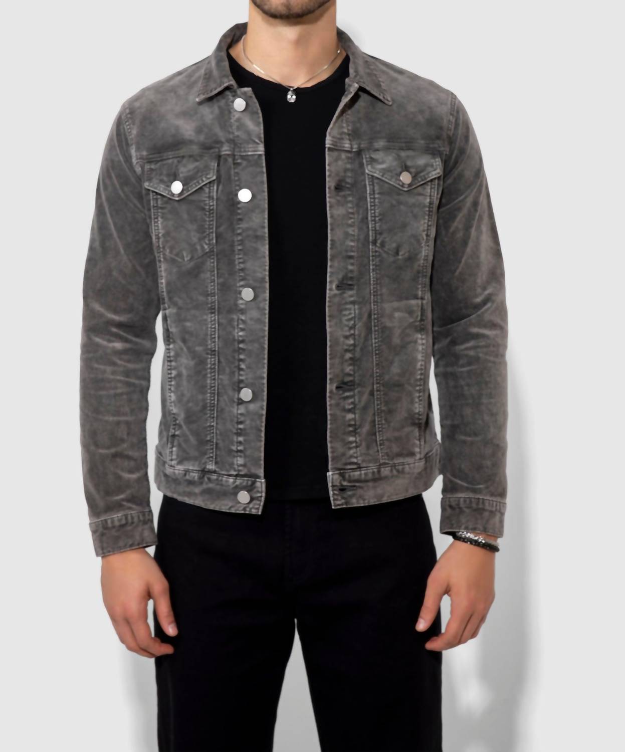 Monfrere - Dean Velvet Jlong Sleeve Jacket