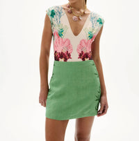 Carolina K - Embroidered Mini Skirt