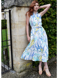 Never A Wallflower - Princess Seam Sleeveless Dress