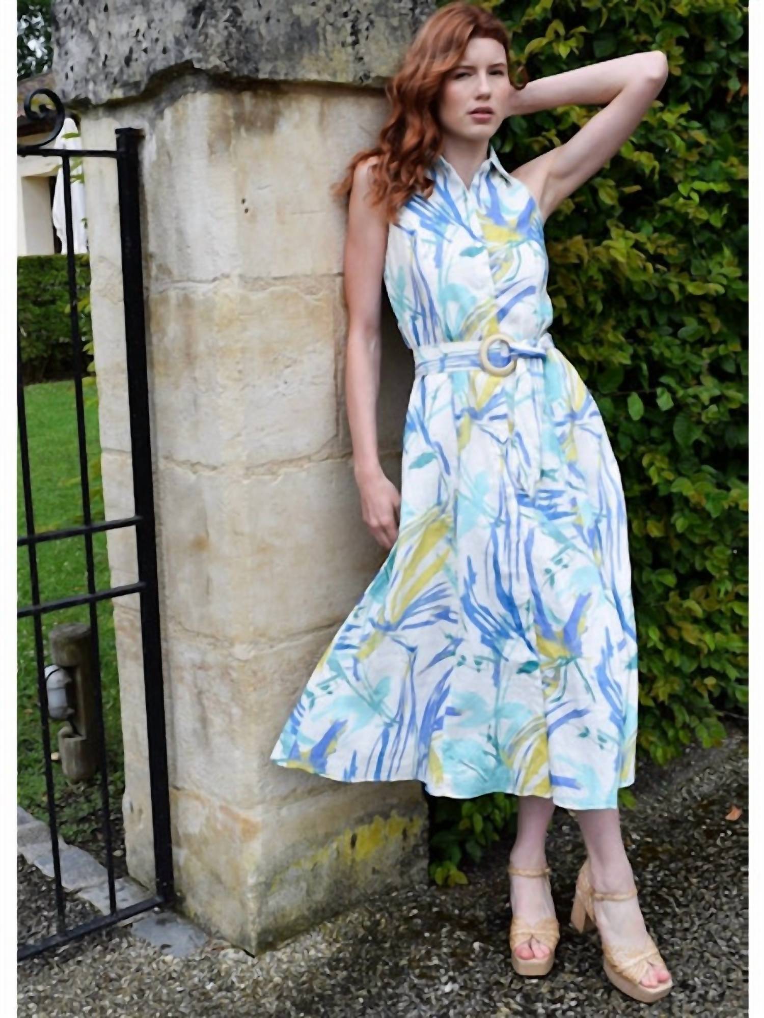 Never A Wallflower - Princess Seam Sleeveless Dress