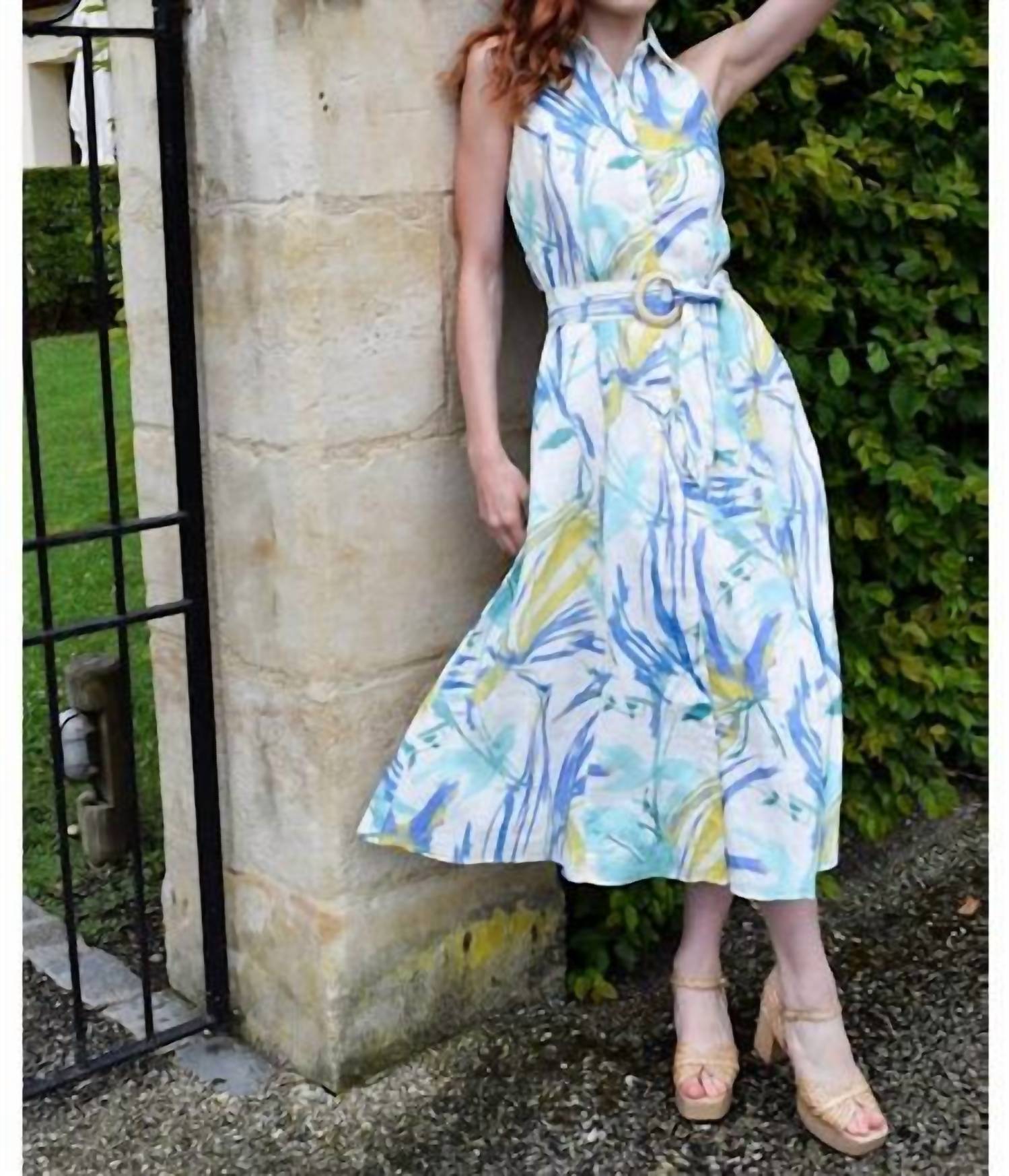Never A Wallflower - Princess Seam Sleeveless Dress