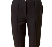 Lalavon - Trouser Pants With Side Slit And Button