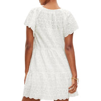 Velvet By Graham & Spencer - Wynette Embroidered Cotton Dress