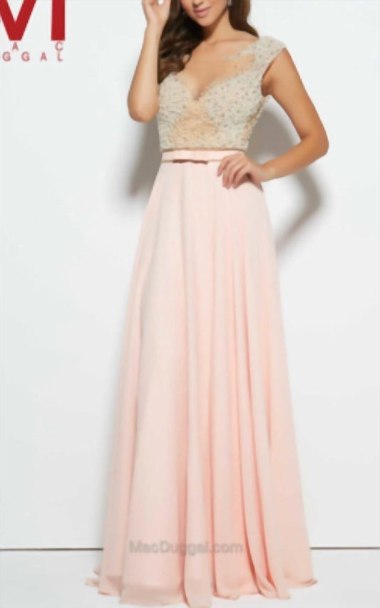 Mac Duggal - Cap Sleeve Gown