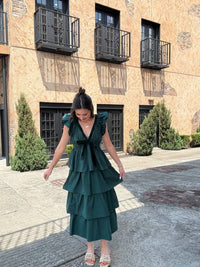 Peach Love - The Emerald Sway Mini Dress