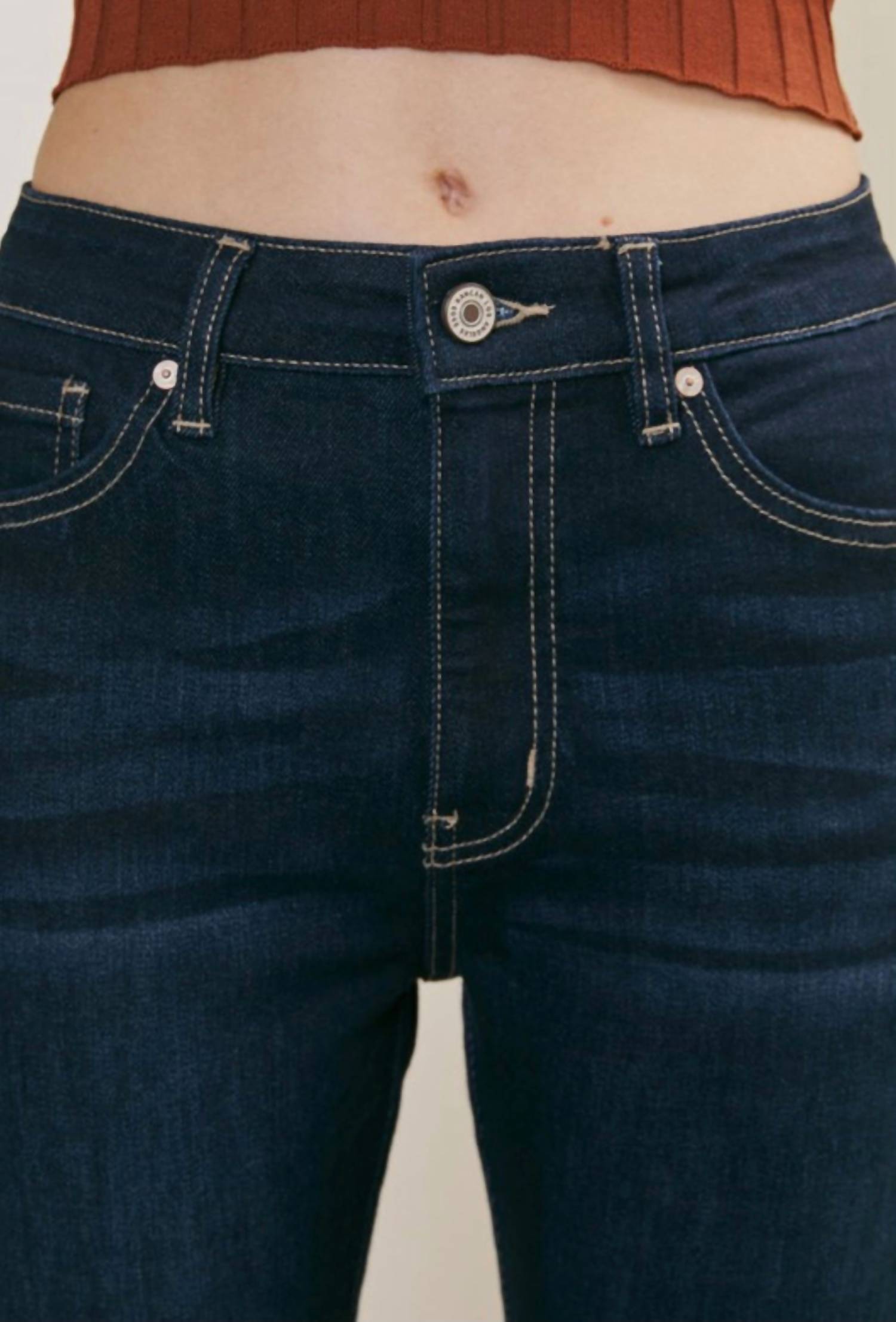 Kancan - Shanna Split Hem Jeans