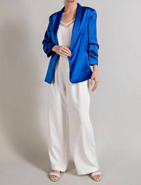Ee:Some - Satin Whisper Blazer