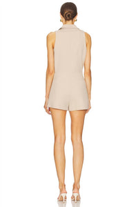 Central Park West - Trench Details Romper