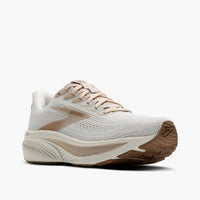 BROOKS Women's Ghost 17 Running Shoes in grey chateau grey portabella - women's shoe - detail view