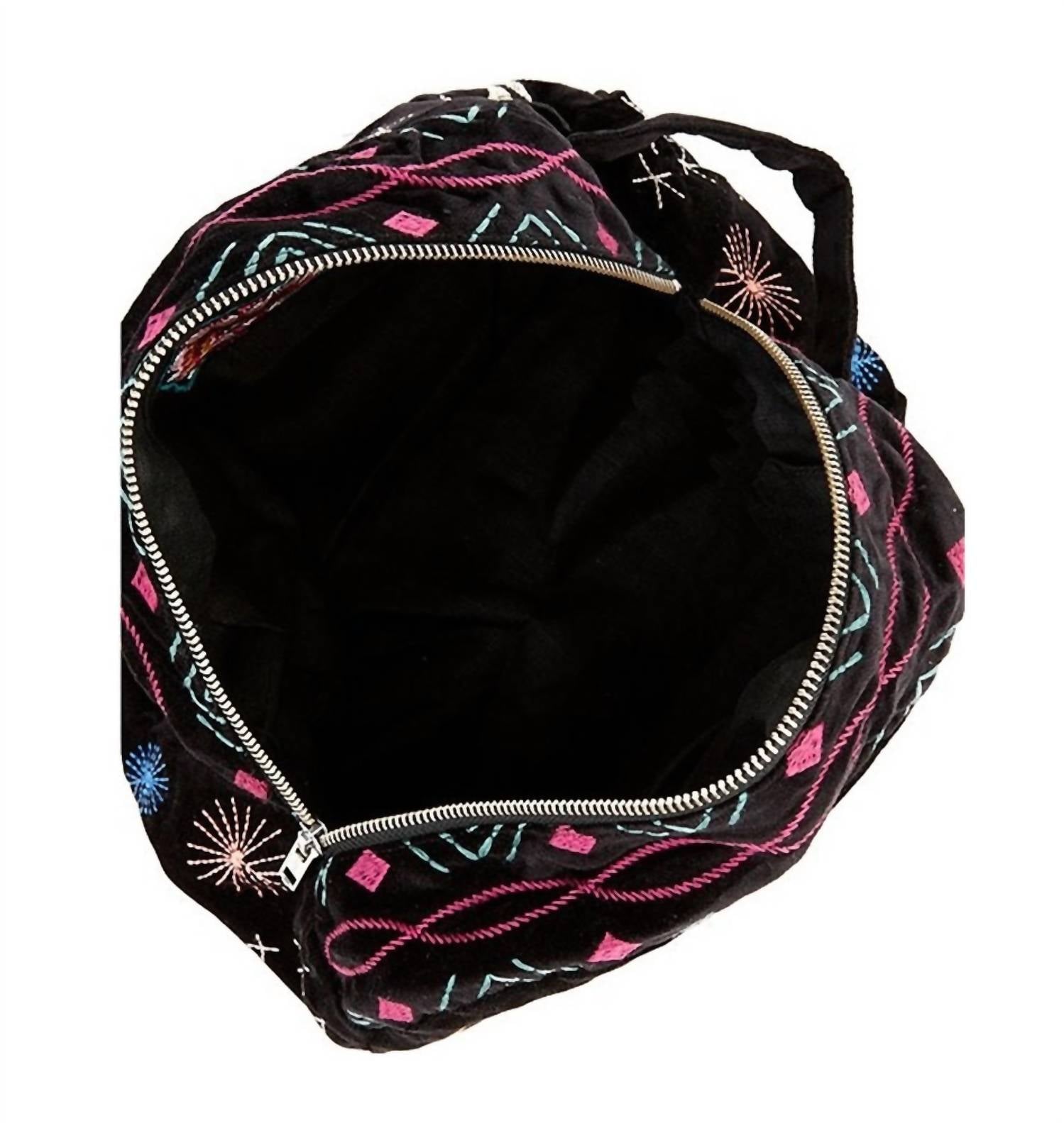 Johnny Was - Colette Velvet Makeup Bag
