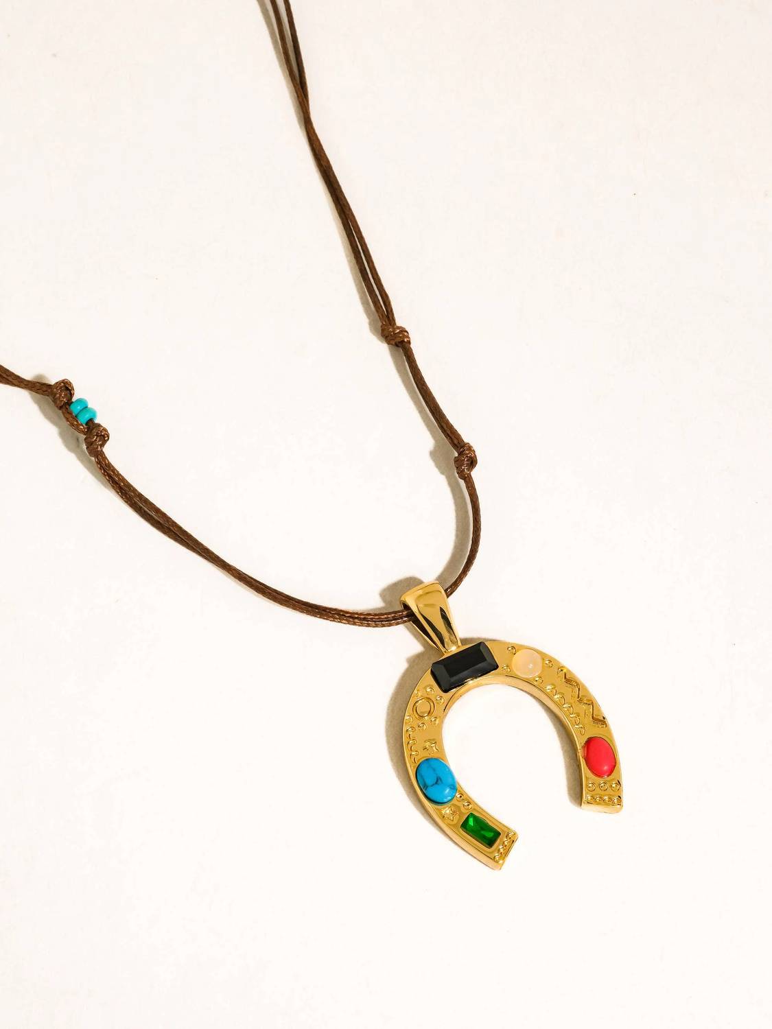Flanerie By Maiq - Women's Western Horseshoe Necklace