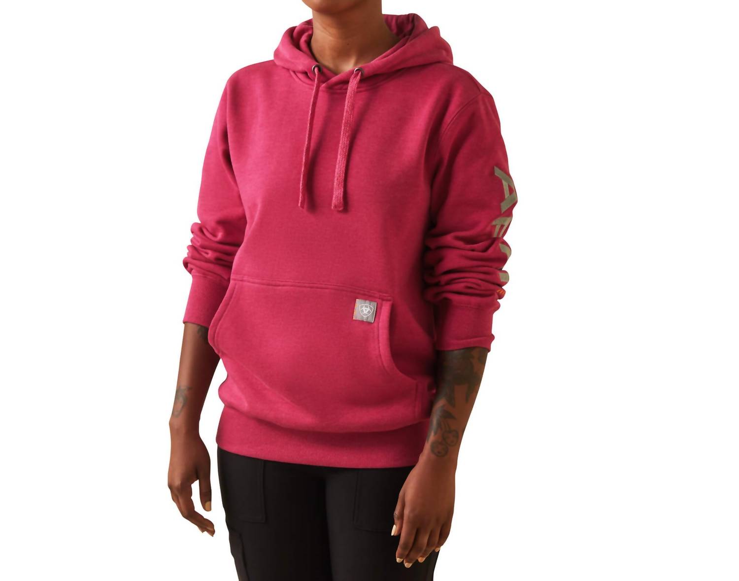 ARIAT Women's Rebar Graphic Hoodie in cherries - women's top