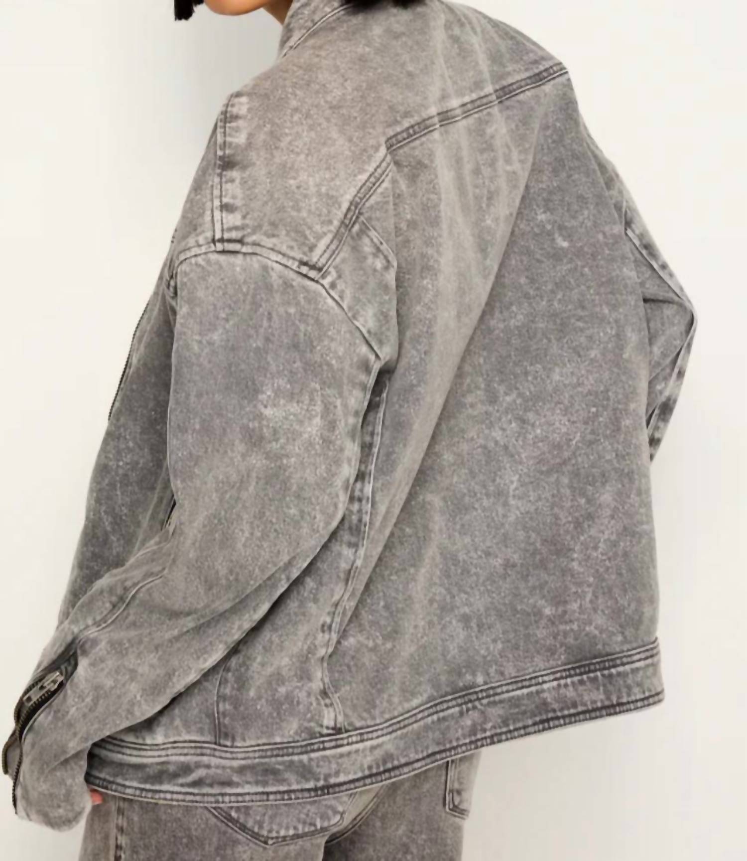 Good American - Boyfriend Moto Jacket