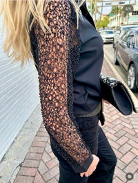 Azi - noir lace illusion