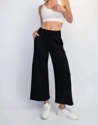 Rae Mode - Women's Modal Cropped Wide Leg Pants