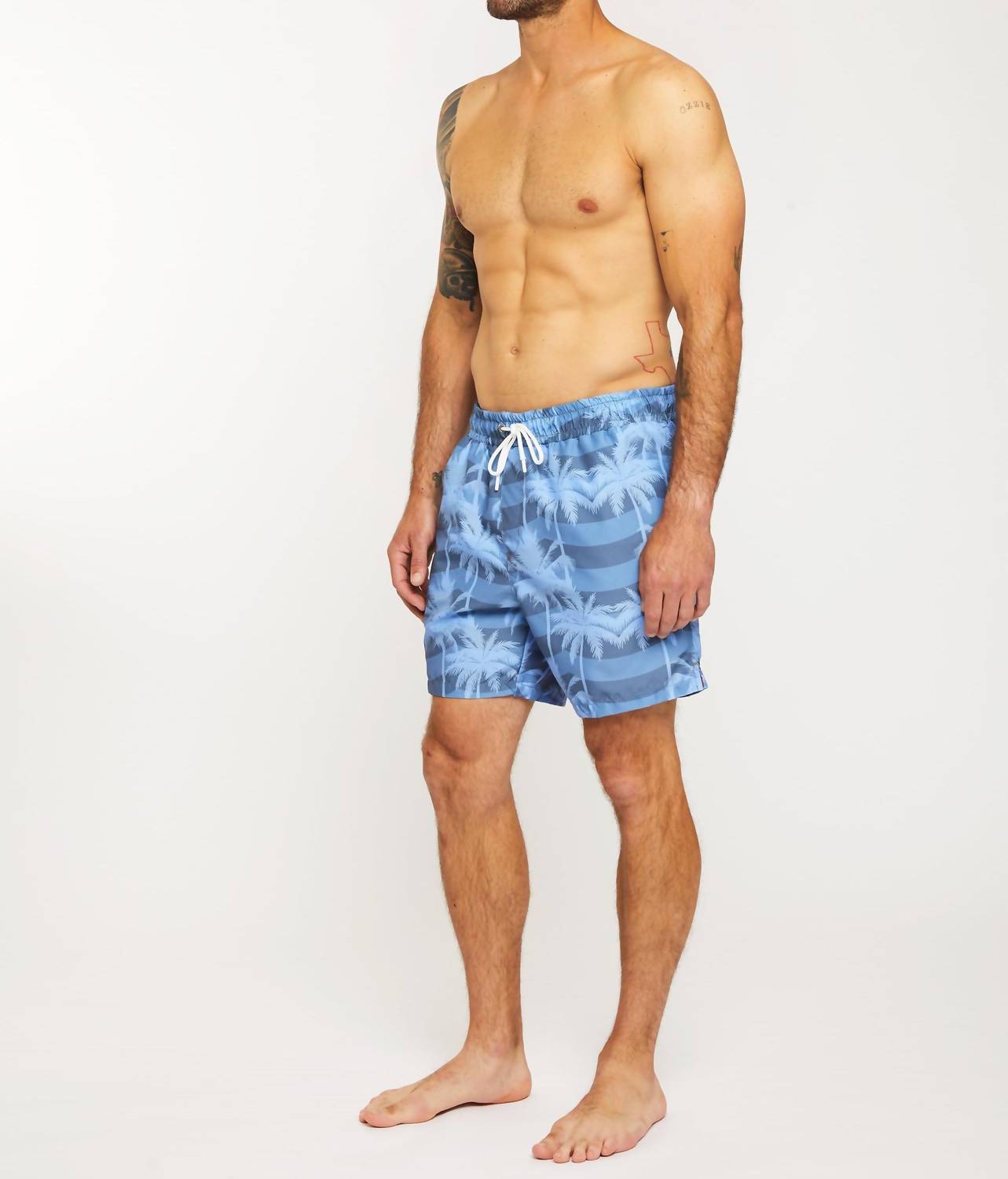 Sol Angeles - Men's Palm Waves Swim Short - Plus