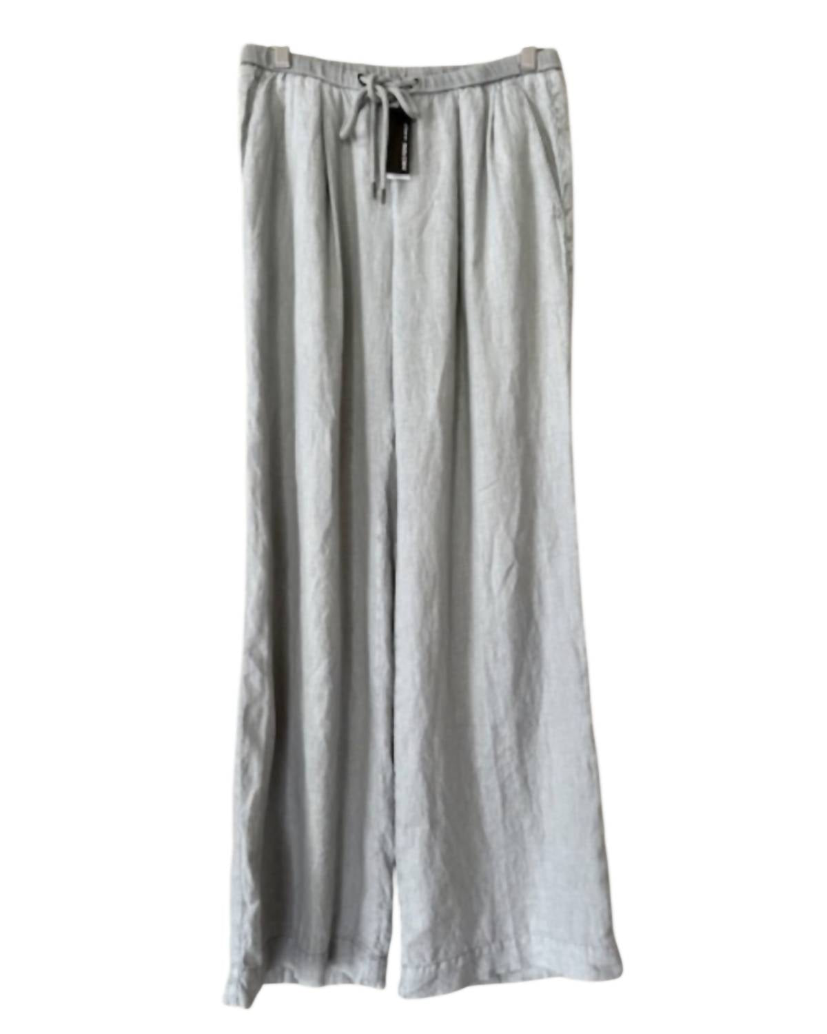 James Perse - Women's Wide Leg Relaxed Linen Pant