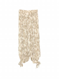Hemant & Nandita - Ruffle Top And Harem Pant Set