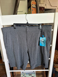 VINTAGE 1946 Men's Micrograph Golf Short in grey - men's shorts - detail view