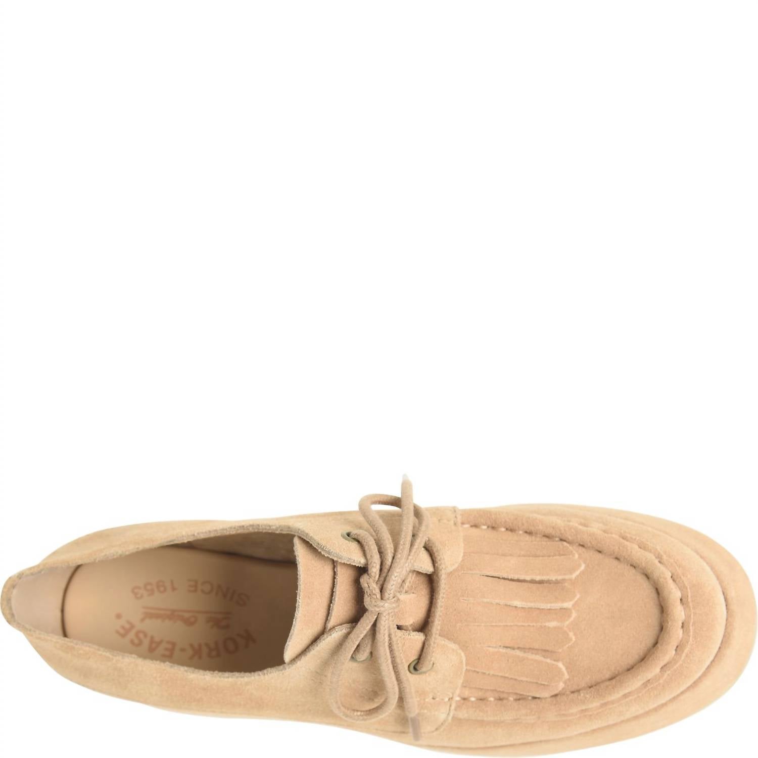 KORK-EASE Women's Penelope Platform Loafers in natural - women's flats - alternate view