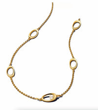 Pandora - Women's Organically Shaped Oval Treated Freshwater Cultured Pearl Necklace