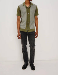 Rails Silas Shirt in olive khaki stripe - men's shirt - view 4