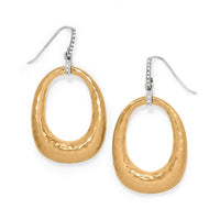 Brighton - Women's Meridian Geo Open Hoop French Wire Earrings