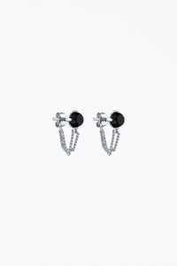 EVA GEMSTONE CHAIN WRAP EARRINGS