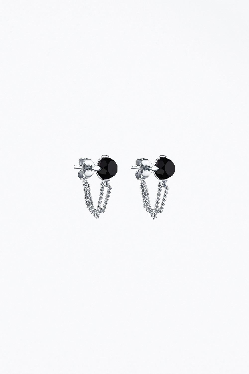 EVA GEMSTONE CHAIN WRAP EARRINGS
